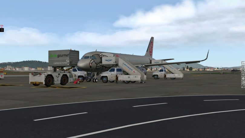 X-Plane 11: A320 Screenshot