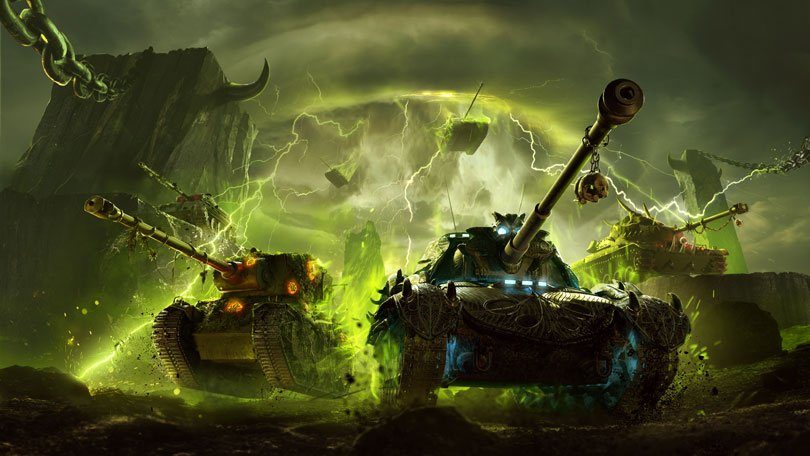 World of Tanks: Mercenaries - Artwork Halloween