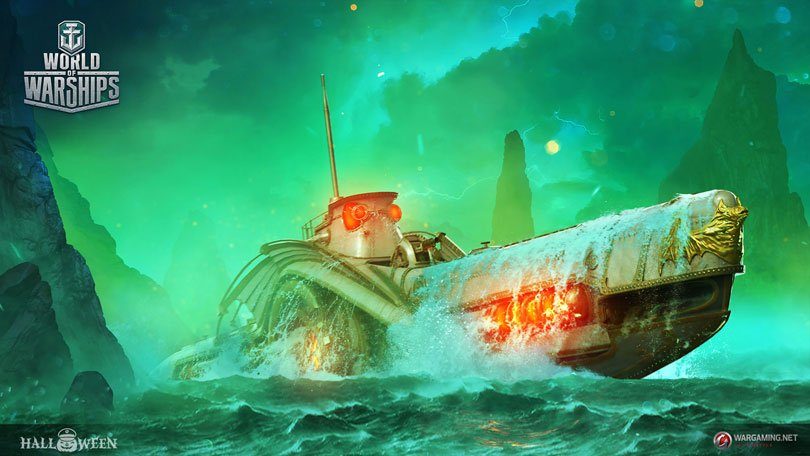 World of Warships: Halloween Submarine