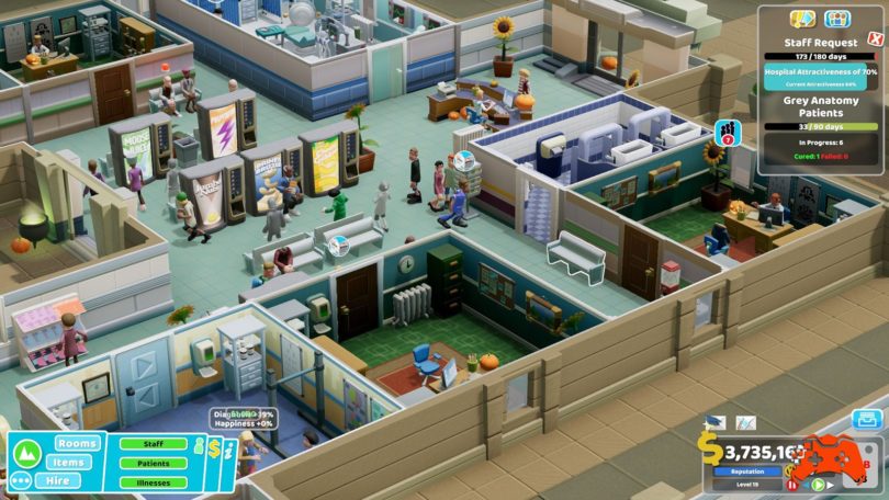 Two Point Hospital: Screenshot