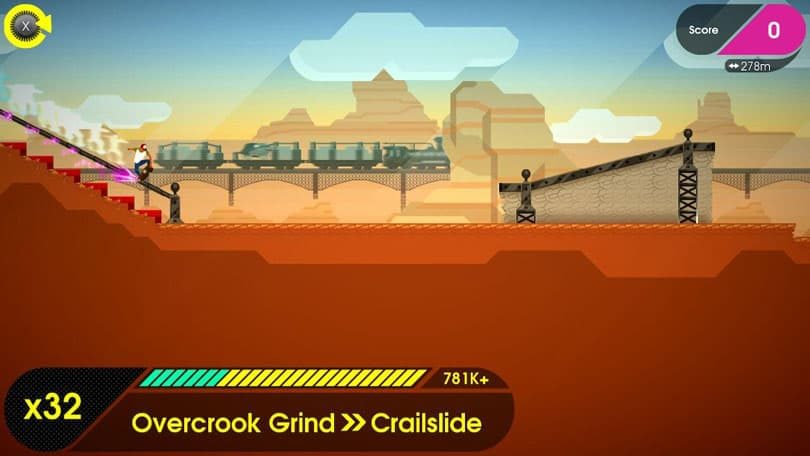 OlliOlli: Screenshot