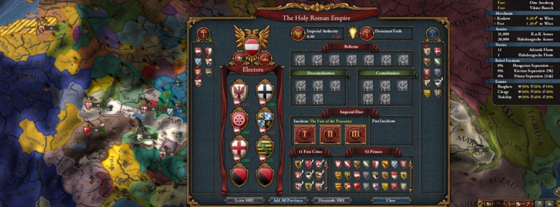 Europa Universalis 4: Emperor – Herrscher fordern was ihnen gebührt