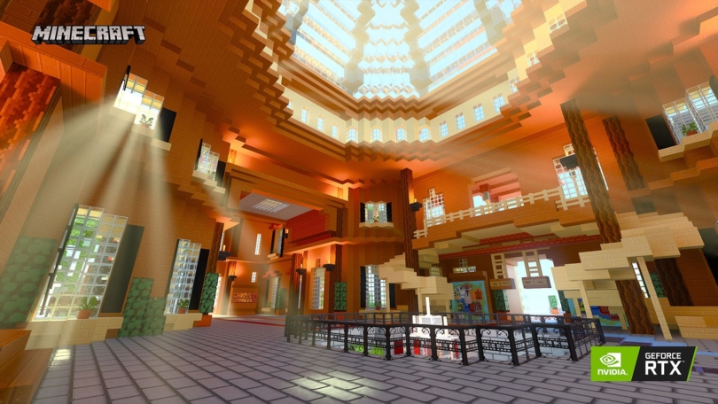 Minecraft: Nvidia gewährt erste Einblicke in neue Raytracing-Welten