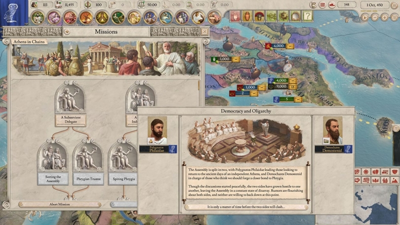 Imperator: Rome – in Magna Graecia stellen Spieler den verblassten Ruhm Griechenlands wieder her