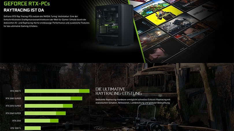 GeForce-System-Hersteller für den perfekten Raytracing-fähigen Gaming- und Esport-PC inklusive Call-of-Duty-Bundle