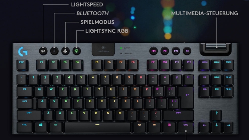 Logitech G präsentiert die mechanische Gaming-Tastatur Logitech G915 TKL