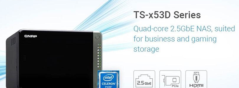 QNAP stellt neue NAS Serie TS-x53D für Unternehmen und Gamer vor