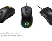 Sharkoon Light² 100: Lightweight-Gaming-Maus mit angenehmer Handhabung