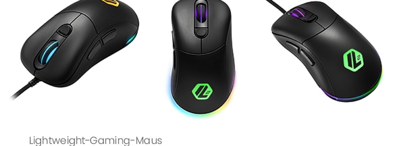 Sharkoon Light² 100: Lightweight-Gaming-Maus mit angenehmer Handhabung