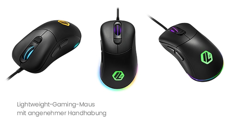 Sharkoon Light² 100: Lightweight-Gaming-Maus mit angenehmer Handhabung