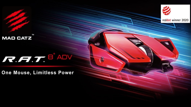 Mad Catz kündigt die Verfügbarkeit der R.A.T. 8+ ADV High-Performance Gaming-Maus an