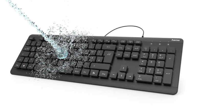 Wasserfeste Tastatur „KC-600“ von Hama