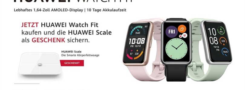 Huawei Watch Fit: sportlich in die kalte Jahreszeit