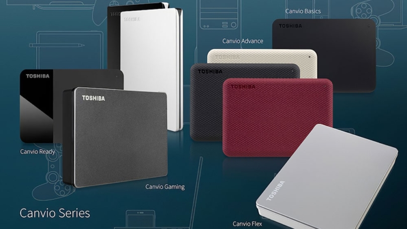 Toshiba präsentiert portable Canvio-Festplattenserie mit neuen Modellen und Designs