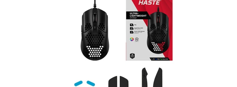 HyperX: Neue, federleichte Pulsefire Haste Gaming-Maus angekündigt