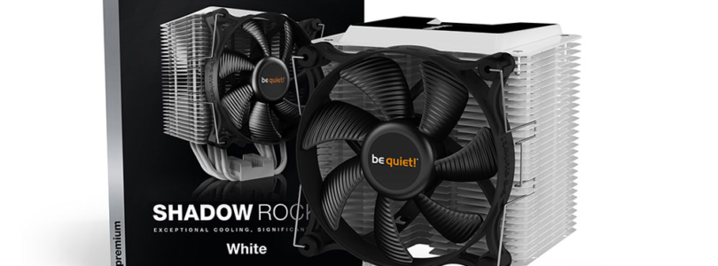 be quiet! Shadow Rock 3 White: Zusätzliche Farboption für Mainstream-CPU-Kühler