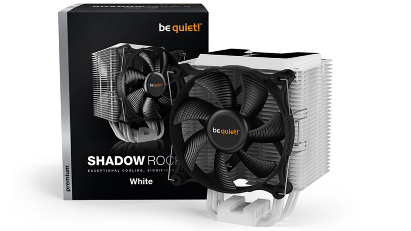 be quiet! Shadow Rock 3 White: Zusätzliche Farboption für Mainstream-CPU-Kühler