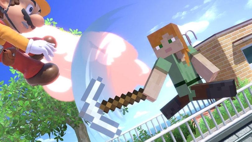 Super Smash Bros. Ultimate: Steve und Alex aus Minecraft kämpfen mit