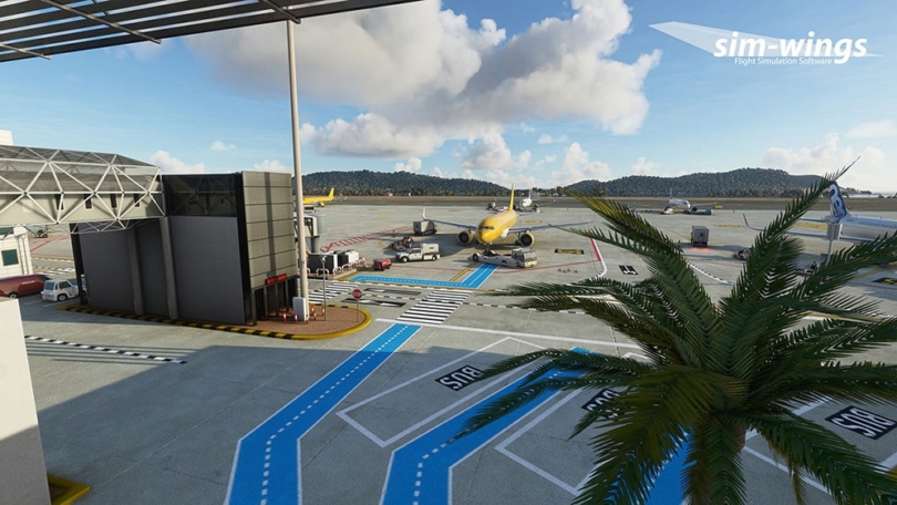 Microsoft Flight Simulator: sim-wings Flughafen von Ibiza (LEIB, IBZ) ab sofort verfügbar