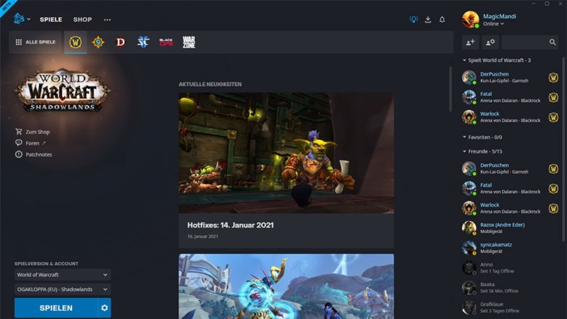 Battle.net Launcher erhält umfassende Überholung