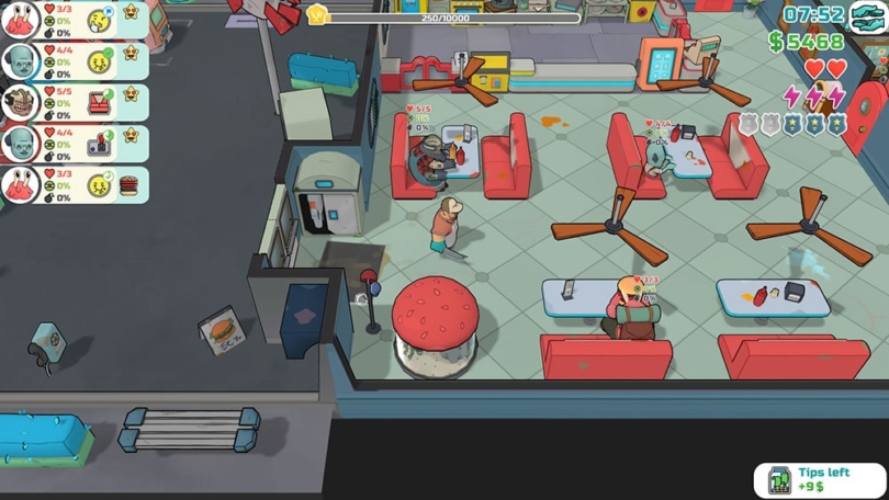 Godlike Burger: humorvolle Roguelike-Restaurant-Simulation