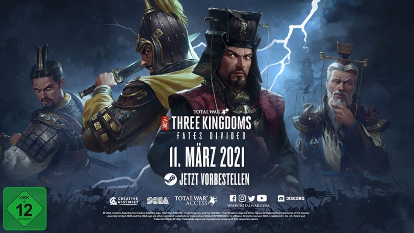 Total War: Three Kingdoms – wird im März um „Fates Divided“ erweitert