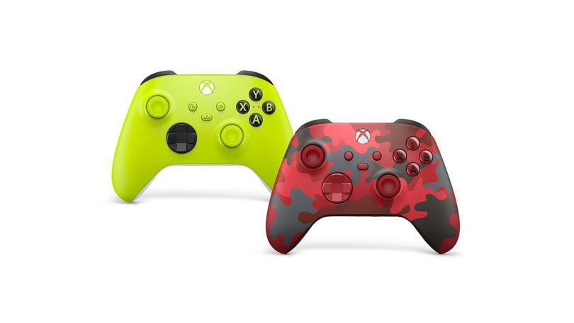 Die neuen Xbox Wireless Controller Electric Volt und Daystrike Camo Special Edition