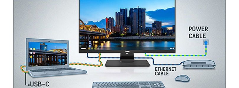 iiyama: die ProLite 92er-Serie mit integrierter USB-C-Dockingstation sorgt für einen aufgeräumten Schreibtisch