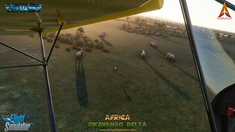 Microsoft Flight Simulator: Okavango Delta Addon veröffentlicht