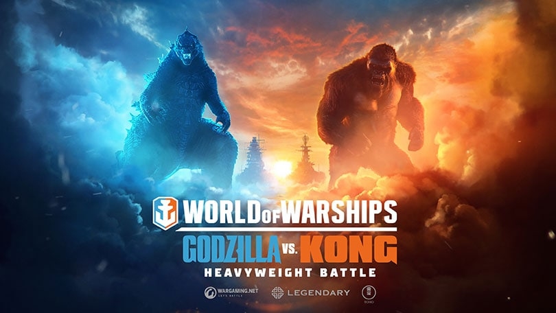 World of Warships: Godzilla vs. Kong Legenden treffen aufeinander