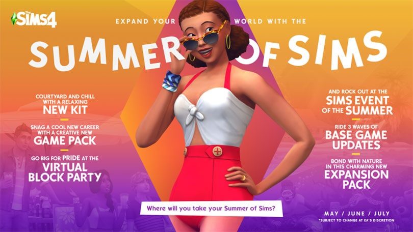 Die Sims 4: Summer of Sims mit neuen Inhalten & Aktivitäten