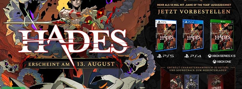 Hades: ab sofort auf PlayStation und Xbox erhältlich