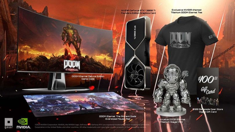 DOOM Eternal: GeForce RTX 3080 Ti Limited Edition Demon Slayer Bundle erhältlich