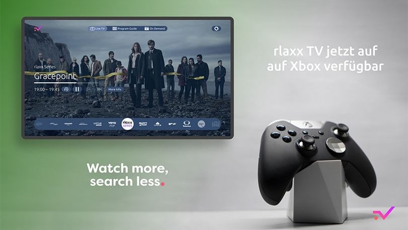 Erstmals Launch auf Gaming-Konsolen: rlaxx TV ab sofort auf Xbox verfügbar