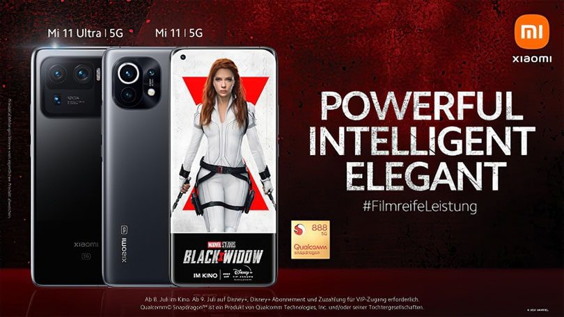 Xiaomi kooperiert mit Marvel Studios zum Launch von „Black Widow“