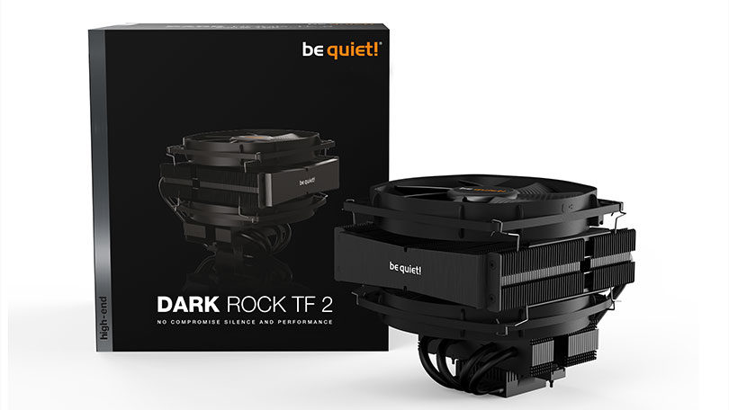 be quiet! Dark Rock TF 2: High-End-Kühler im Top-Flow-Design