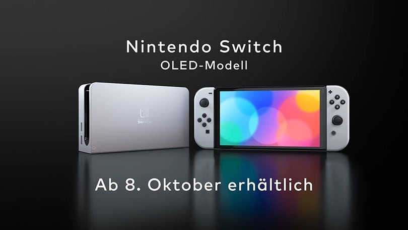 Nintendo Switch: OLED-Modell mit farbintensivem 7-Zoll-Bildschirm angekündigt