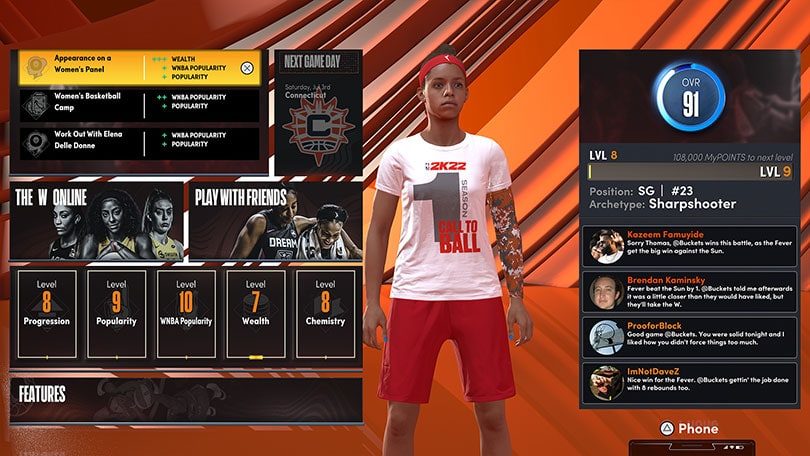 NBA 2K22: The W mit neuen Features für PlayStation 5 und Xbox Series X|S