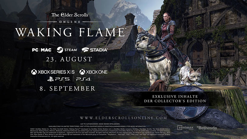 The Elder Scrolls Online: Waking Flame Keyart