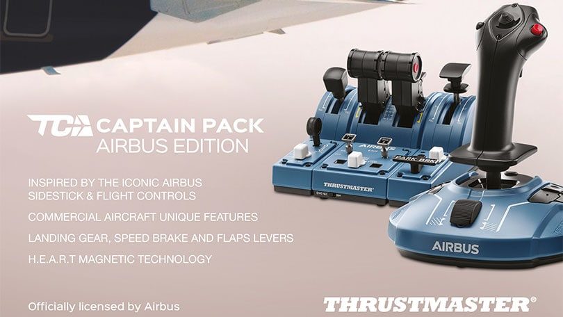 Thrustmaster: Neues Cockpit-Paket „TCA Captain Pack – Airbus Edition“ im Oktober erhältlich