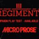 Regiments: playtest art