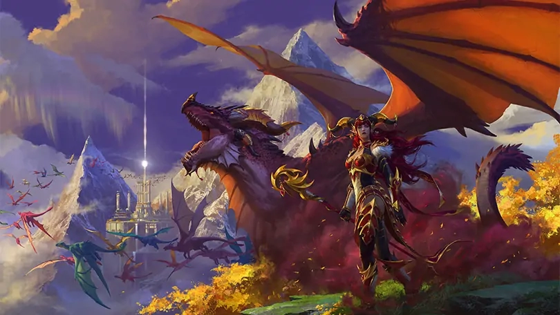 World of Warcraft: Dragonflight KeyArt