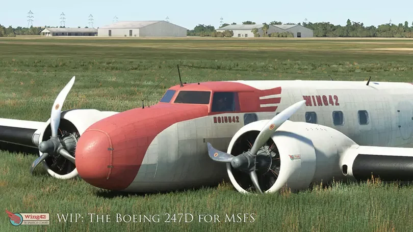 Microsoft Flight Simulator: Wing42 Boeing 247D