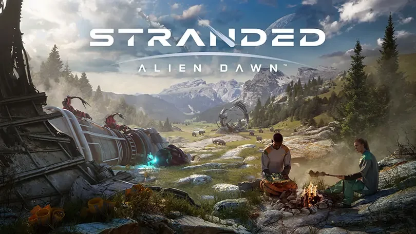 Stranded: Alien Dawn - Keyart