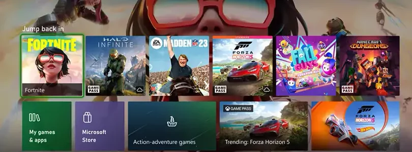 Xbox: HomeScreen Update