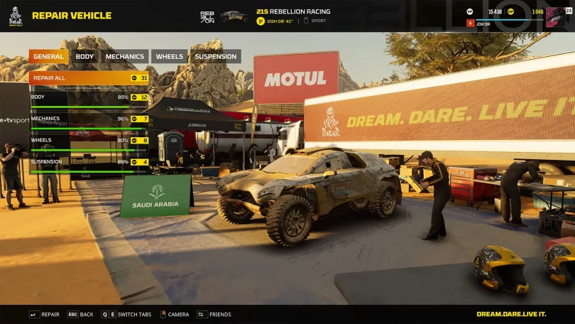 Dakar Desert Rally: Screenshot