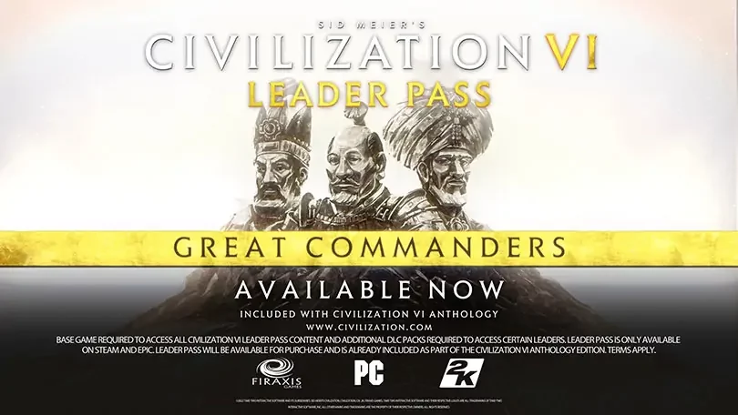 Civilization 6: Great Commanders