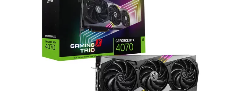 MSI: GeForce RTX 4070 GAMING X TRIO