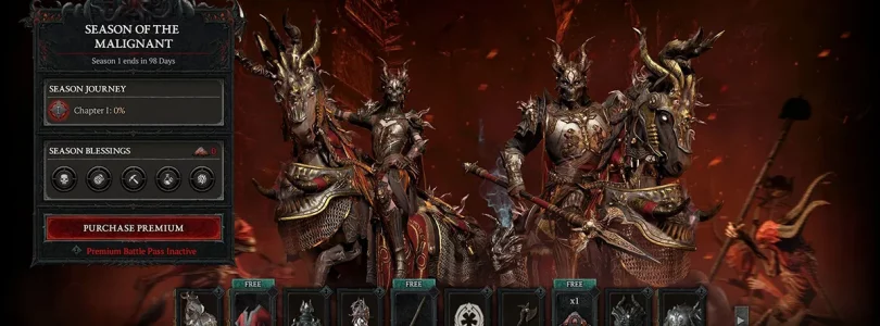 Diablo 4: Season of the Malignant - Battle Pass