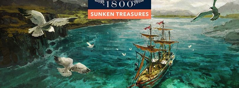 Anno1800: DLC Sunken Treasures Keyart Logo